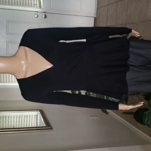 Ann Taylor xs Uber soft wrap long sleeve peplum